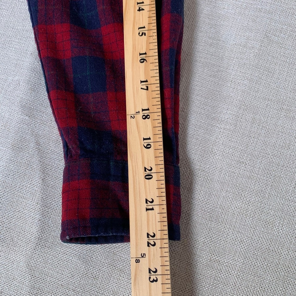 Pendleton Fireside Wool Blend Plaid Button Up Shirt Size M Robinson Dress Tartan - Picture 6 of 10